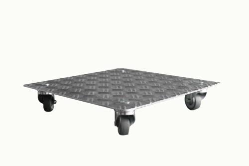 Pflanzenroller Riffel Quintett 3/4,5 Quadrat-200 bis 200kg Blumenroller Indoor/Outdoor (AluGripV200-3/4,5-500x500)