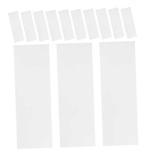 CIYODO 50pcs Microscope Slide Laboratory Slides Laboratory Supplies Object Slides Biology Class Props Education Props Microscope Accessories Glass