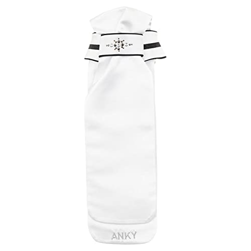 Anky Cravate Stone-Deluxe Blanc-Noir M accessoire de concours