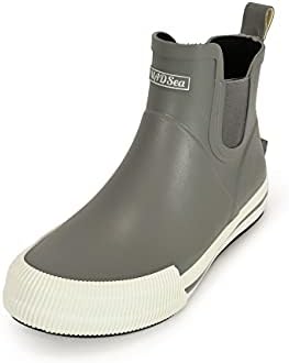 MADSea Unisex Gummistiefel Short Story Grau/Weiß
