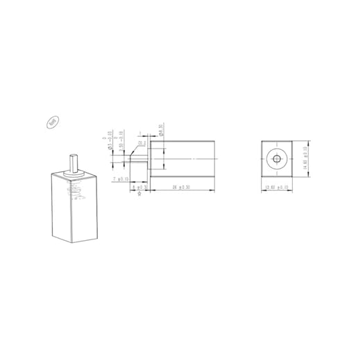 Moteur micro-CC N10 étanche résistant à l'eau pour verrou intelligent - 4