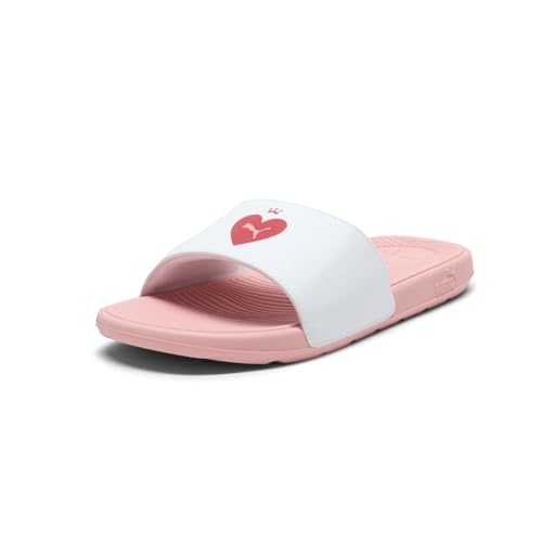 PUMA PUMA Womens Cool Cat 2.0 Valentines Slide Casual Sandals Casual - White - Size 8 M