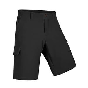 33,000ft Mens Golf Shorts Stretch Hiking Shorts UPF50+ Summer Trekking Pants Packable Outdoor Cargo Shorts with 7 Pockets Breathable Capri Shorts for Hiking, Golf, Camping, Travelling