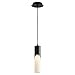 Oxygen Lighting Oxygen 3-668-215 Contemporary Modern LED Pendant from Ellipse Collection in Black Finish