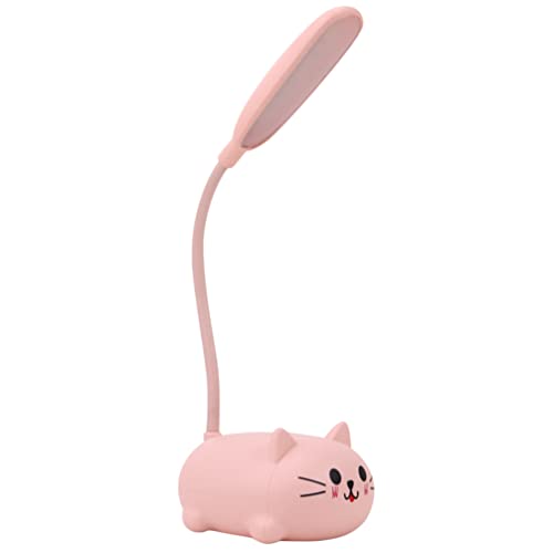 OSALADI Niedliche Schreibtischlampe LED Schreibtischlampe Für Kinder Katze Schreibtischlampe LED Nachtlicht Augenschutzlampe USB Wiederaufladbare Tischlampe Raumdekoration Lampe Für