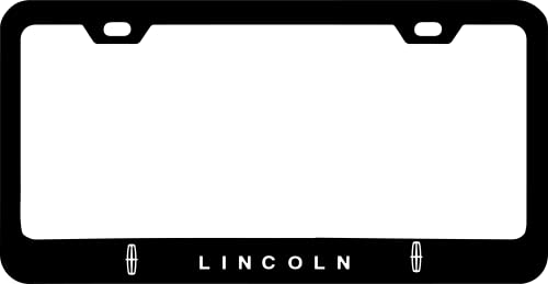 1 Piece Genuine Oem Authorization Black Stainless Steel License Plate Frame For Lincoln Logo...… #TOP18