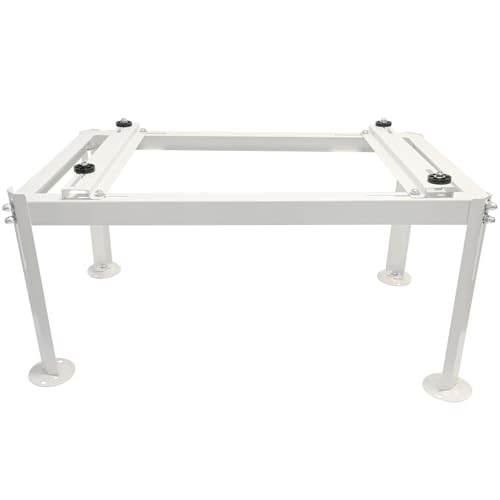 Soporte de bomba de calor mini dividido para aire acondicionado dividido de 9000-60000 BTU sin conductos, condensador resistente para aire acondicionado, blanco (blanco, 9000-60000 BTU)