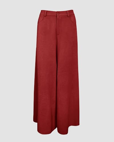 Image of CHICME Women Summer 2 Piece Outfits Off Shoulder Top Flowy Wide Leg Pants Set Vacation Travel Airport Outfits