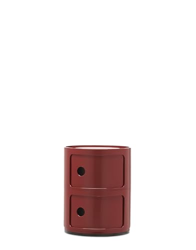 Kartell Componibili, Meuble Conteneur 2 éléments, Bordeaux