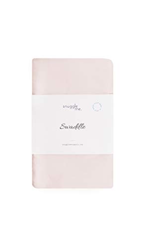 snuggle me Swaddle | Organic Cotton Swaddle Blanket, Soft Stretch, 47 x 47 inches (Sugar Plum)