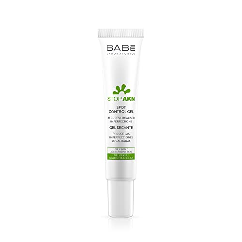 Laboratorios Babé - Stop AKN Gel Facial Secante 8 ml, Acción Intensiva, Cicatrizante, Tratamiento Acné, Disminución de Acné, Combate las Imperfecciones del Rostro