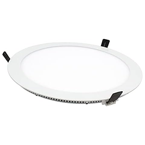VOLTACON LED Round Panel Slim Flat 22Watt Natural White Recessed Ceiling Light Cover