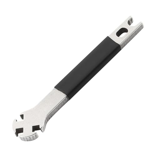 バイクスポークレンチ - 自転車スポークツール | 多目的ペダルレンチ | ステンレススチールスポーク調整 | 修理取り外しスパナツール | ポータブルリム調整バイク マウンテンロード用