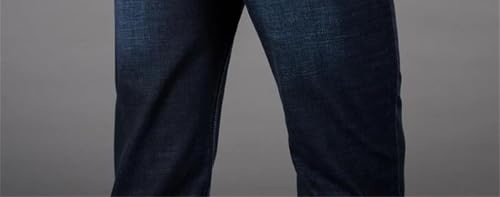 Men's Classic Soft Denim Work Pants for Work, Comfortable Everyday Jeans.3