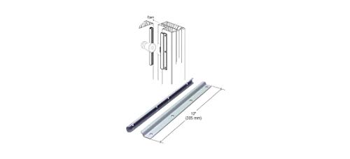 Prime-Line U9513 U 9513 12 Inch Gray Painted Steel Constructed Latch Shield, For Swing-In Doors thumb #2