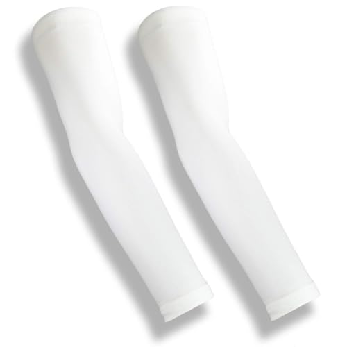 (NW Golf Sleeves Long Driver Golf Sun Sleeves + Blocks 96% UV + Compression + Wick Away Fabric + US Made - (Pair)