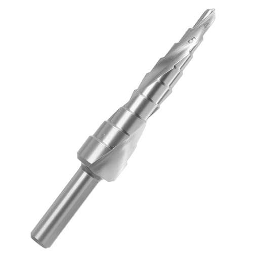 Jecdfs Foret étagé HSS professionnel, Foret pour acier inoxydable, Ø4-12mm Forets coniques pour perçages de précision dans,le bois, le plastique, l'acier rapide à haut rendement, forets à écroûter