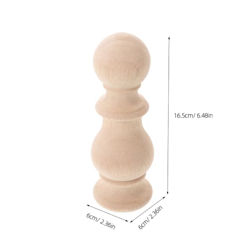 Tapón de madera victoriano 17x6cm Cabilock para barandilla y manualidades 3