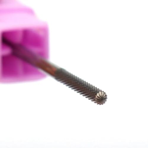Punta de acero tungsteno para taladro de manicura miniatura 6