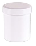 Volumen: 25ml Fa.ars 10 Salbendosen Salbendose Cremdose 20 g 25 ml Deckel weiß Salbendöschen Dose Kunststoffdosen Schraubdeckeldosen Schraubdeckel Salbentiegel Apothekerdosen Apothekenqualität