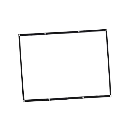 Rideau de cinéma portable 16:9 avec toile de projection blanche polyester 2m