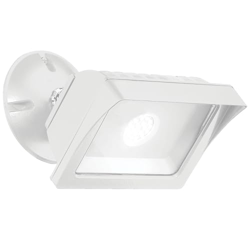 Designers Fountain FL2016N40-06 Integrated Led Adjustable Single-Head White Outdoor Flood Light, 1775 lm, 4000K