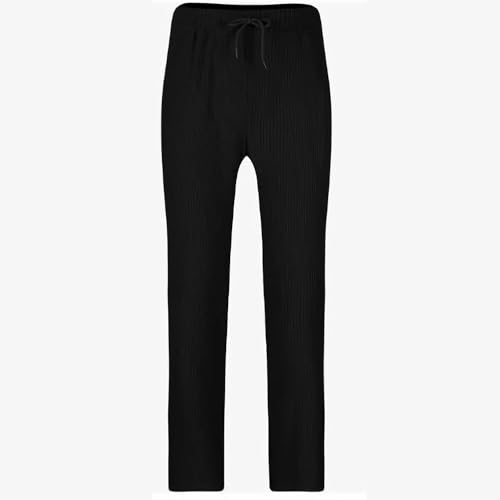 SSPalu Mens Corduroy Lounge Pants with Pockets Drawstring Elastic Waisted Workout Comfy Pants Loose Solid Color Trousers3