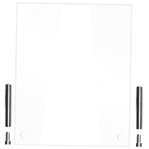 FUNOMOCYA 1 Set Tabletop Acrylic Sign Holder Blank Name Place Card Display Stand for Weddings Parties and Business Events and Reusable Acrylic Material