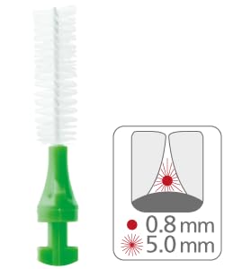 Paro Swiss Isola F, Medium, Green, Cylindrical, Ø 5 Mm, 5 Pcs.