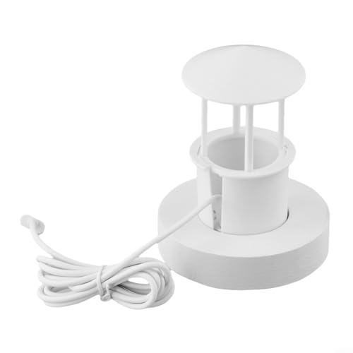 YobiLife Nebulizzatore nebulizzatore, con quattro luci LED, nebulizzatore per fontana, stagno e vaso, genera nebbia continua fino a 300 ml/ora (bianco)