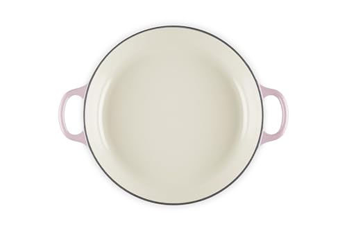 Image of Le Creuset Enameled Cast Iron Petal Braiser, 2.25 qt., Chiffon Pink
