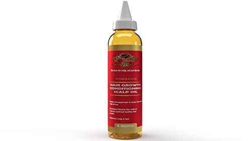 Pomegranate & Morrocan Argan Oil Hair Oil For Damaged Hair, Curls,Hydrates And Repairs, Hair Moisturizer For Dry Damaged Hair. With Detangling Oils 4Oz. #TOP29