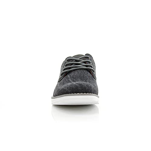 Image of Polar Fox Men's Classic Floral Derby Dress Shoes | Lace-Up Oxford Derby Collection | Derby Fashion Dress Shoes