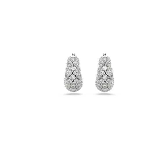 Swarovski Sublima earrings, White, Rhodium finish2