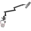 IXTECH Mic Boom Arm Stand LP Microphone Stand Low Profile Microphone Arm Adjustable for Blue Yeti Shure Sm7b Hyperx QuadCast Rode Fifine and At2020 360° Mic Arm for Gaming Podcasting.
