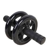 Anti Skid Double Wheel Total Body AB Roller Exerciser for Abdominal Stomach Exercise Training with Knee Mat Steel Handle for Men and Women-image-40