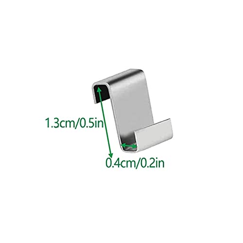Z Shaped Clips, 50PCS Greenhouse Glass Clips Stainless Steel for Fixing Aluminium Greenhouses Panels Polycarbonate Glass Panes - Image 2