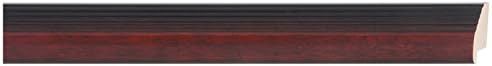 Picture Frame Moulding (Wood) 100ft Bundle - Traditional Cherry Finish - 1.5" Width - 9/16" Rabbet Depth