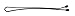 Comair 3150105 - Fermagli per capelli 'Classic', 500 pezzi, 48 mm, colore: Nero immagine