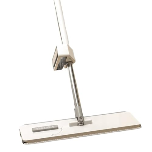 SHCHNA Mopa Mop Mopas Fregona Herramienta De Limpieza Doméstica For Trapear Sin Esfuerzo con Manos Libres, Trapeador Plano Giratorio Húmedo Y Seco Trapeador de Limpieza