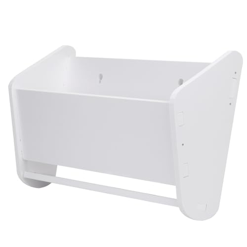 Angoily White Wall Mounted Shoe Rack, Wall Shoe Storage Rack Mounted, 40cm Shoes Rack Hanging Shoe Wall Organizer Door Back Shoe Hangers Storage Shelf, Wall Shoe Holder, Wall Shoe Organizer