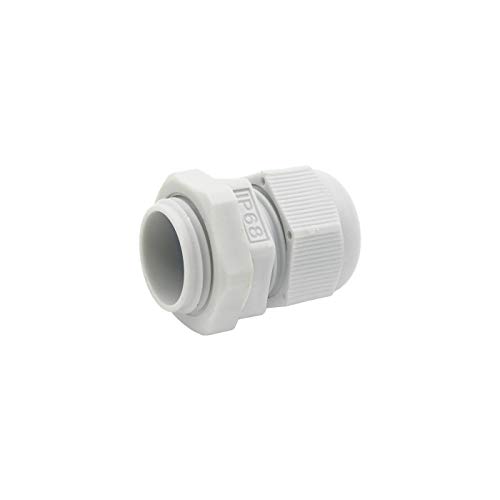 Image of 10PCS IP68 Waterproof Cable Gland White PG11 Plastic Connector Nylon Cable Glands Screw Joints For 11-15mm Cable