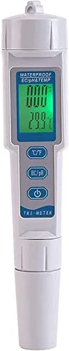 Linjolly Preciseの3イン1デジタルペン水質モニターテスター、塩素水質検出器ペン、PH/EC/TEMP高精度水テスター、PH/EC/TEMPメーター実用的な水質検出器