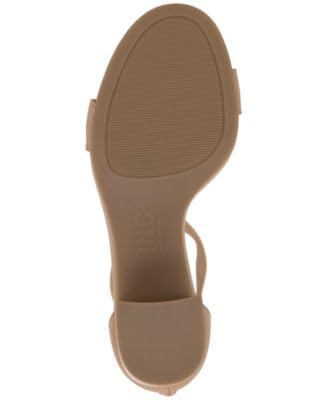 INC Womens Sollisa Faux Leather Scalloped Heels Tan 10.5 Medium (B,M)4