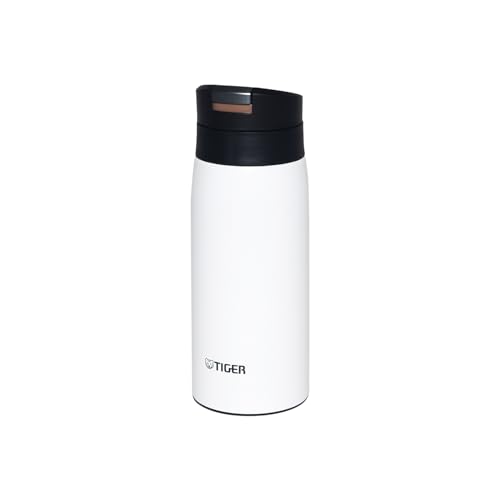 【WEB限定】 タイガー魔法瓶(TIGER) 水筒 350ml 白湯OK ワンプッシュステンレスボトル 片手でらくらく マグ 保温保冷 ホワイト MCX-N035W