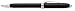Cross Townsend Refillable Rollerball Pen, Rhodium-Plated Appointments, Includes Luxury Gift Box - Black Lacquer