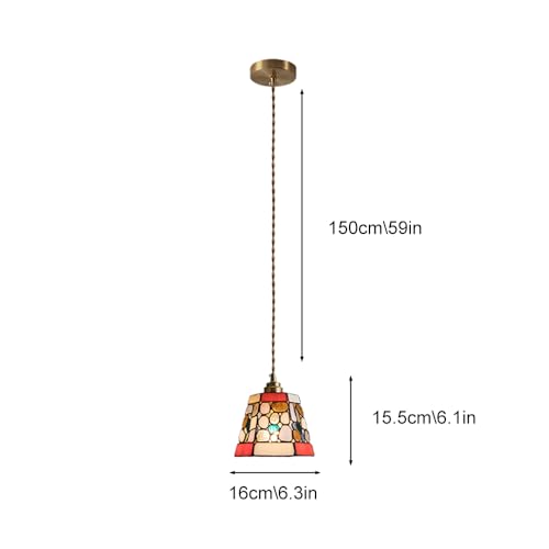 Lámpara colgante de techo Conles pequeña E27 para iluminar zonas oscuras 6