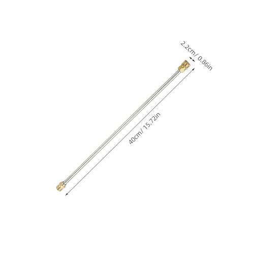 Extensión de hidrolavadora M22 de acero inoxidable con conexión rápida 1/4 3