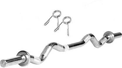 𝐔𝐍𝐁𝐑𝐄𝐀𝐊𝐀𝐁𝐋𝐄 𝐁𝐔𝐋𝐋 3 FEET GYM ROD FOR WEIGHT LIFTING Stainless Steel 3 Ft EZ Bar Chromed Weight Lifting Rod With 2 Locks For Exercise, Fitness & Home Gym-image-28