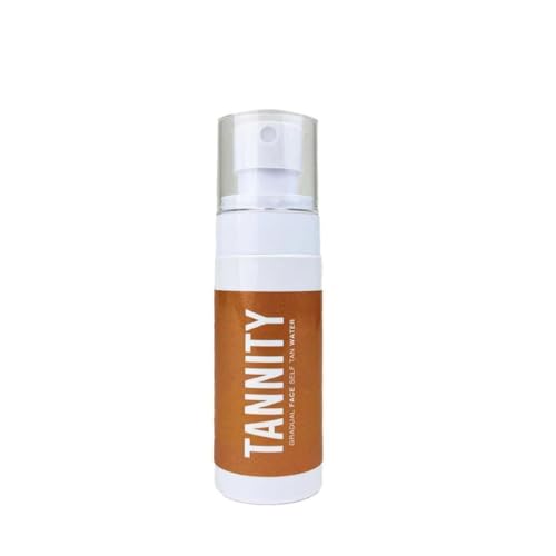 Autobronceador facial gradual Tannity | Agua autobronceadora facial | Con vitaminas C y D | Hidratante | Mantiene el bronceado | Cruelty free | Sin parabenos| Vegano| 99% ingredientes naturales |50 ml